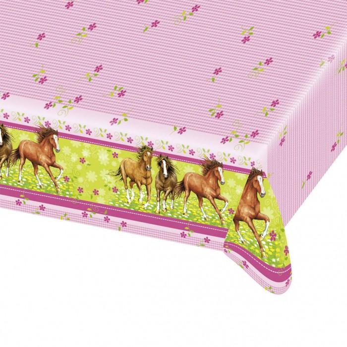 Amscan Pferdeparty-Tischdecke One Size rosa von Joom DACH