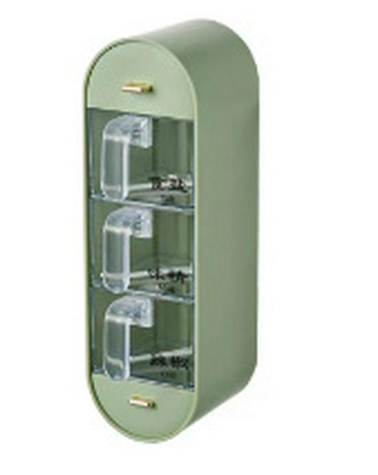 An der Wand montierte Gewürzbox im Schubladenstil mit Aufbewahrung in mehreren Gittern für die Küche hellgrüne von Joom DACH