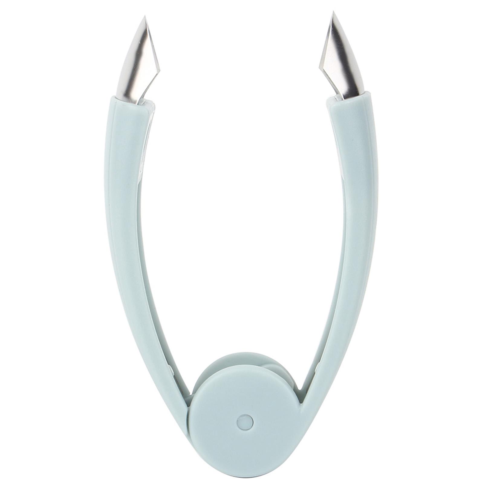 Ananas-Clip Ananas-Schäler V-förmiges Obst-Gemüse-Messer Gadget Küchenwerkzeuge (blau) Blue von Joom DACH