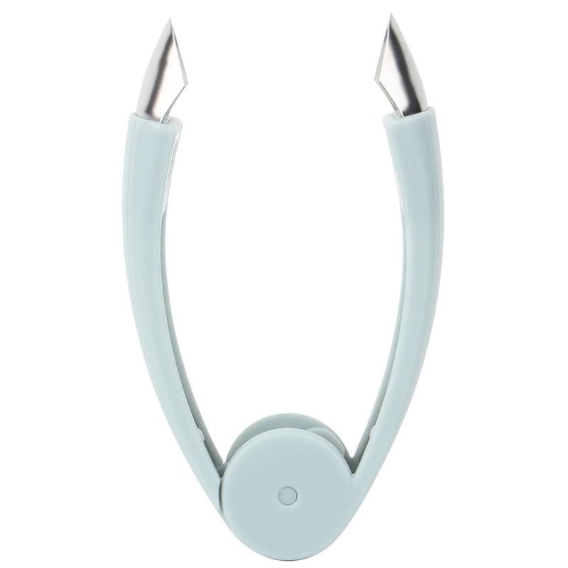 Ananas-Clip Ananas-Schäler V-förmiges Obst-Gemüse-Messer Gadget Küchenwerkzeuge (blau) Blue von Joom DACH