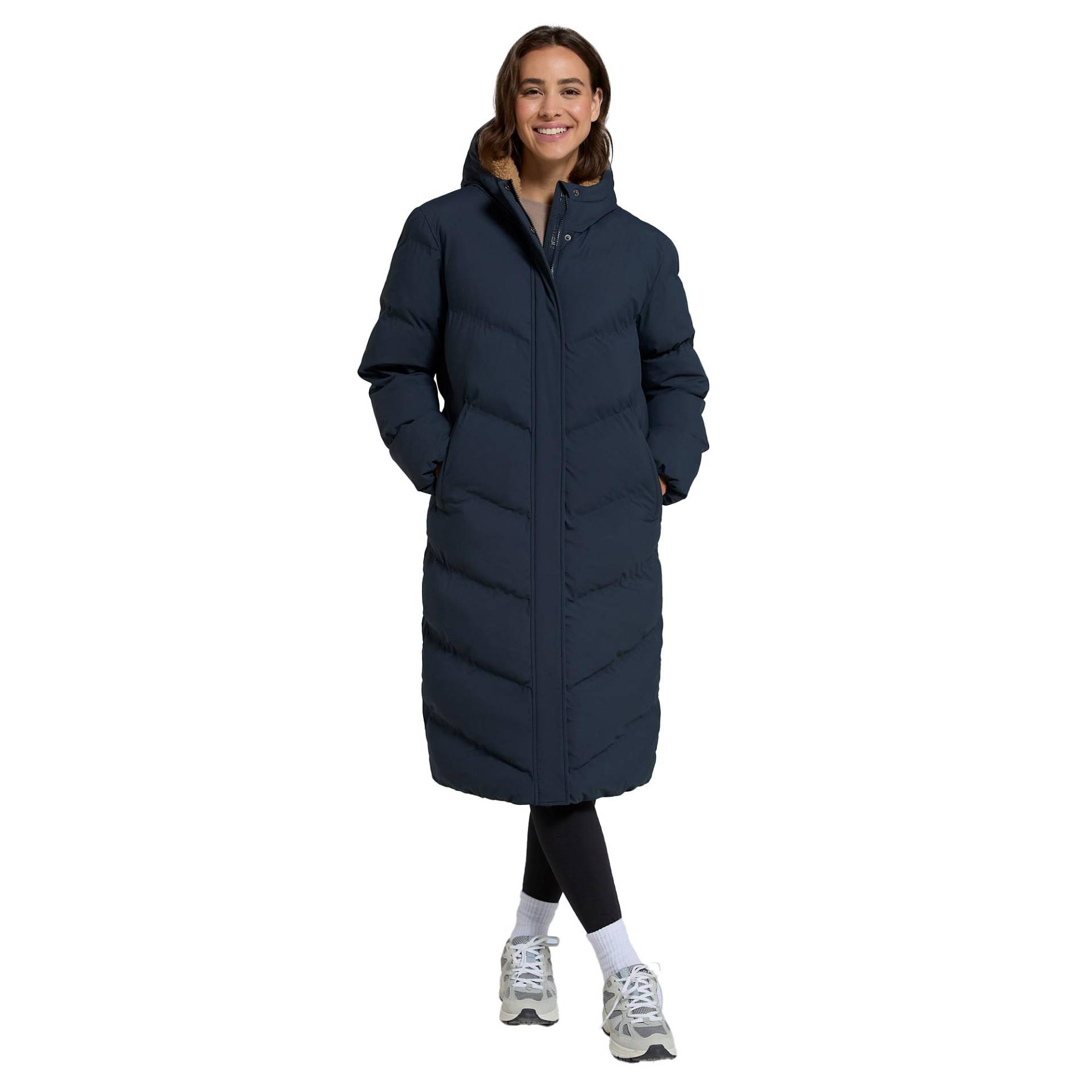 Animal Gefütterte Cocoon-Jacke für Damen 12 UK dunkelblau von Joom DACH