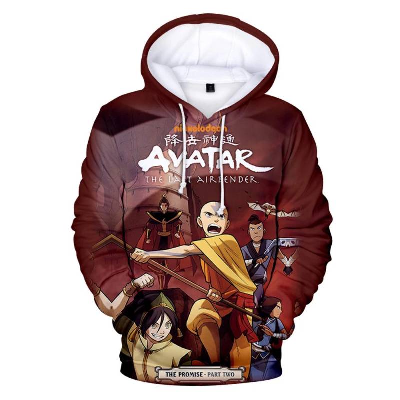 Anime Avatar: Der Herr der Elemente 3D-Druck Hoodies Sweatshirts Männer Frauen Übergroße Hoodie Mode Cartoons Kinder Sweatshirt Kleidung M von Joom DACH