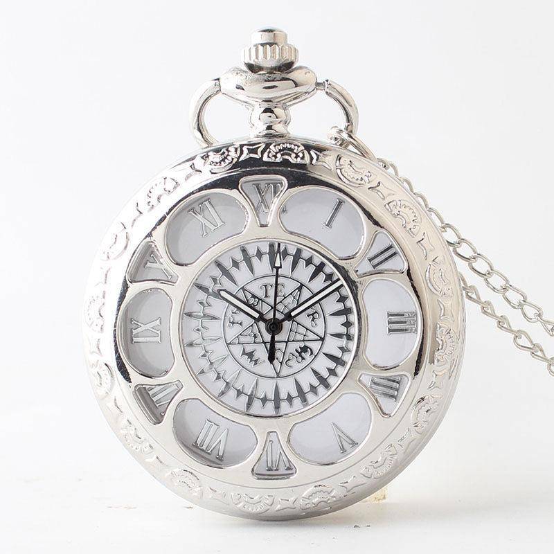 Anime Black Butler Cosplay Sebastian Taschenuhr Kuroshitsuji Uhr Anhänger für Männer Frauen Geschenk von Joom DACH