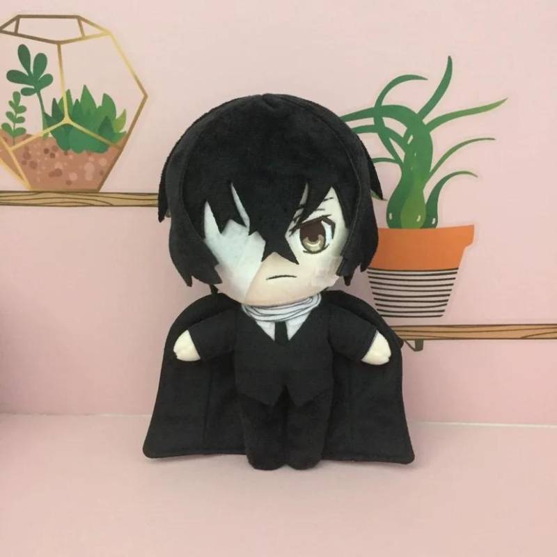Anime Bungou Stray Dogs Sigma Gogol Plüschpuppe Cosplay 20 cm süßes weiches gefülltes Kissen Weihnachten Thanksgiving Geschenk black dazai von Joom DACH