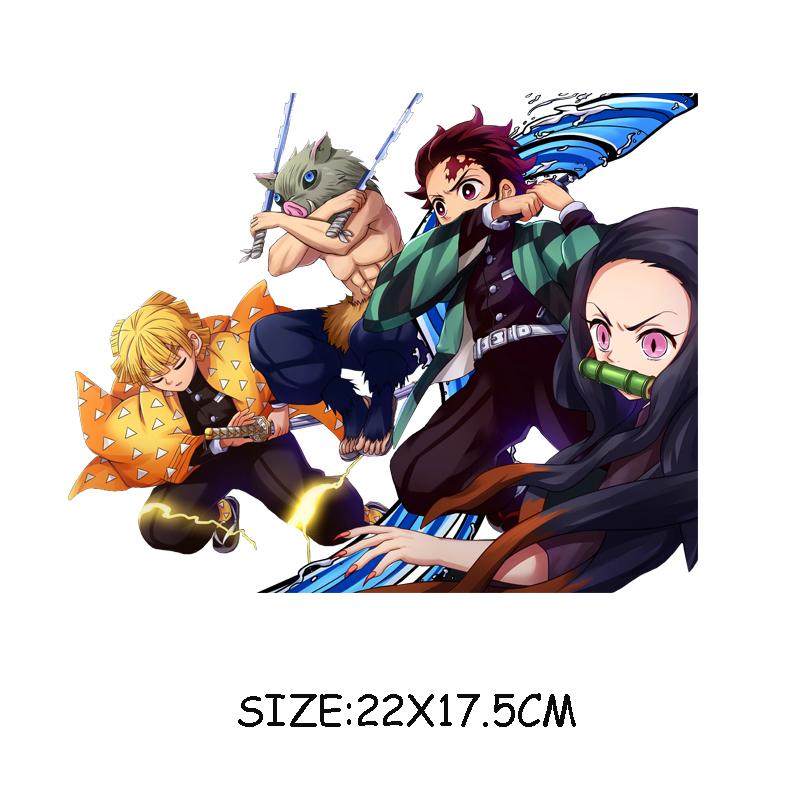 Anime Dämon Slaye Eisen Auf Patches Wärme Transfers Patch Für Kleidung Für Junge Mädchen T-shirt Hoodie Diy Applikationen Dekoration von Joom DACH