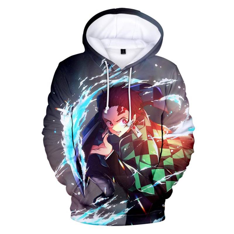Anime Dämon Slayer Kimetsu keine Yaiba 3D Gedruckt Hoodies Männer Frauen Hoodie Harajuku Sweatshirts Jungen Mädchen Trainingsanzüge Kleidung XL von Joom DACH