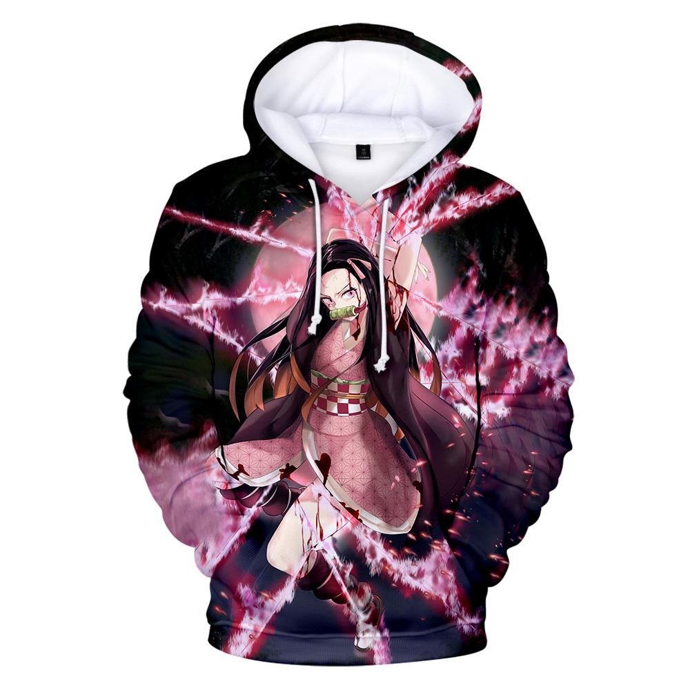 Anime Dämon Slayer Kimetsu keine Yaiba 3D Gedruckt Hoodies Männer Frauen Hoodie Harajuku Sweatshirts Jungen Mädchen Trainingsanzüge Kleidung XS von Joom DACH