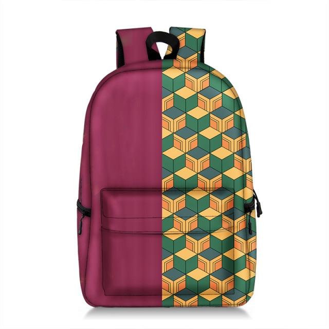 Anime Dämon Slayer Rucksack Wasserdicht Student Schule Taschen jungen mädchen bookbag Cosplay Reisetasche Rucksack Mode von Joom DACH
