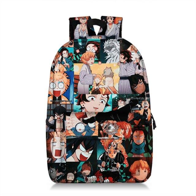 Anime Dämon Slayer Rucksack Wasserdicht Student Schule Taschen jungen mädchen bookbag Cosplay Reisetasche Rucksack Mode Anime Dämon Slayer Rucksack Wasserdicht Student Schule Taschen jungen mädchen bookbag Cosplay Reisetasche Rucksack Mode von Joom DACH