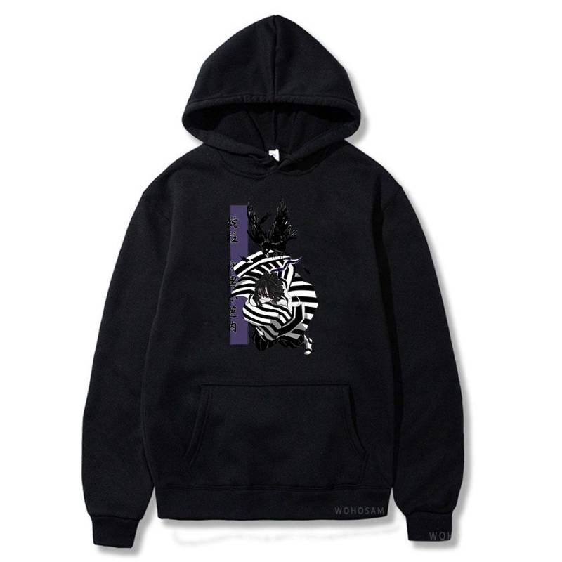 Anime Demon Slayer Iguro Obanai Zipper Hoodie Harajuku Manga Grafik Hip Hop Y2k Herbst Winter Männer Frauen Plus Größe Zip-up Hoodie L von Joom DACH