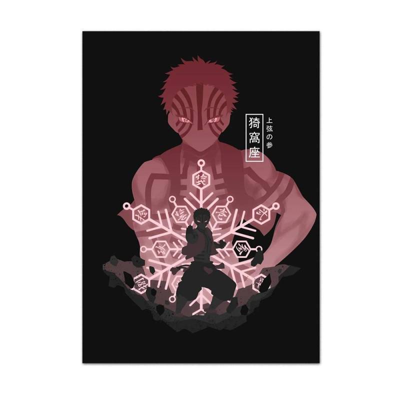 Anime Demon Slayer Leinwand Poster Tanjiro Nezuko Home Wand Kunst Malerei Druck Bilder Kinder Schlafzimmer Wohnzimmer Dekor Wandbild Geschenke 21x30cm No Frame von Joom DACH