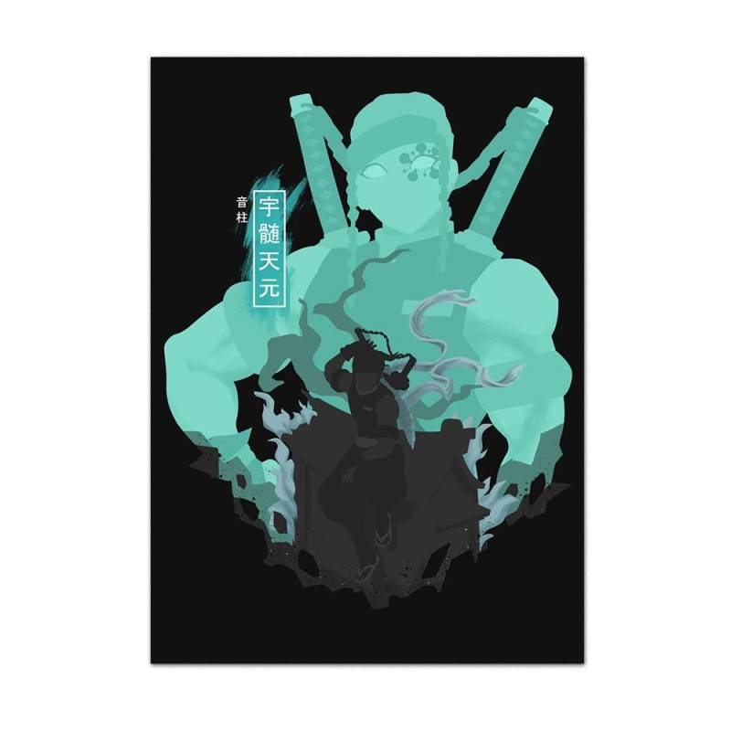 Anime Demon Slayer Leinwand Poster Tanjiro Nezuko Home Wand Kunst Malerei Druck Bilder Kinder Schlafzimmer Wohnzimmer Dekor Wandbild Geschenke 30X40cm Unframed von Joom DACH