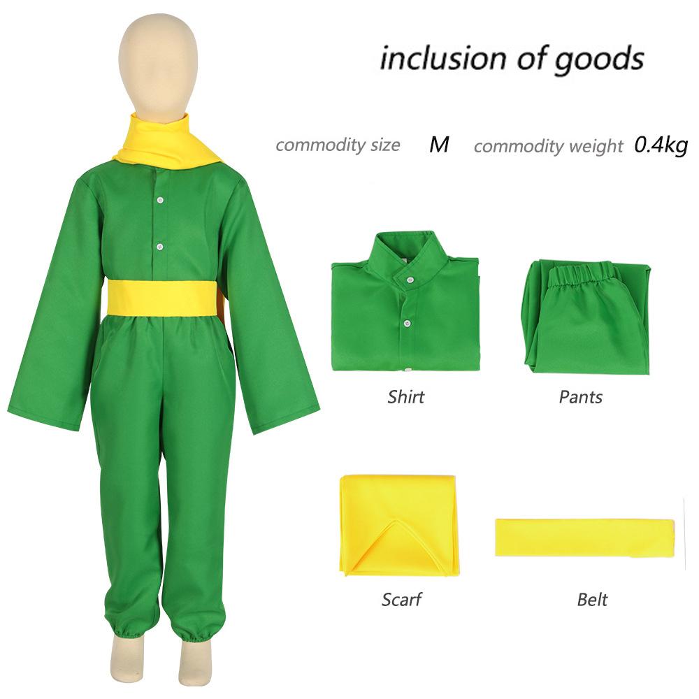 Anime Der Kleine Prinz Grün Cosplay Kostüm Halloween Karneval Outfits Erwachsene Kinder Jungen Karneval Geburtstagsgeschenk 140 grün von Joom DACH