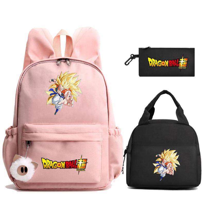 Anime Dragon Ball Anti-Diebstahl-Tasche Teenager Mädchen Junge Cartoon wasserdichte Schultasche Zurück zur Schule Tägliche Büchertasche Männer Frauen Freizeit Reisetasche Rucksack von Joom DACH
