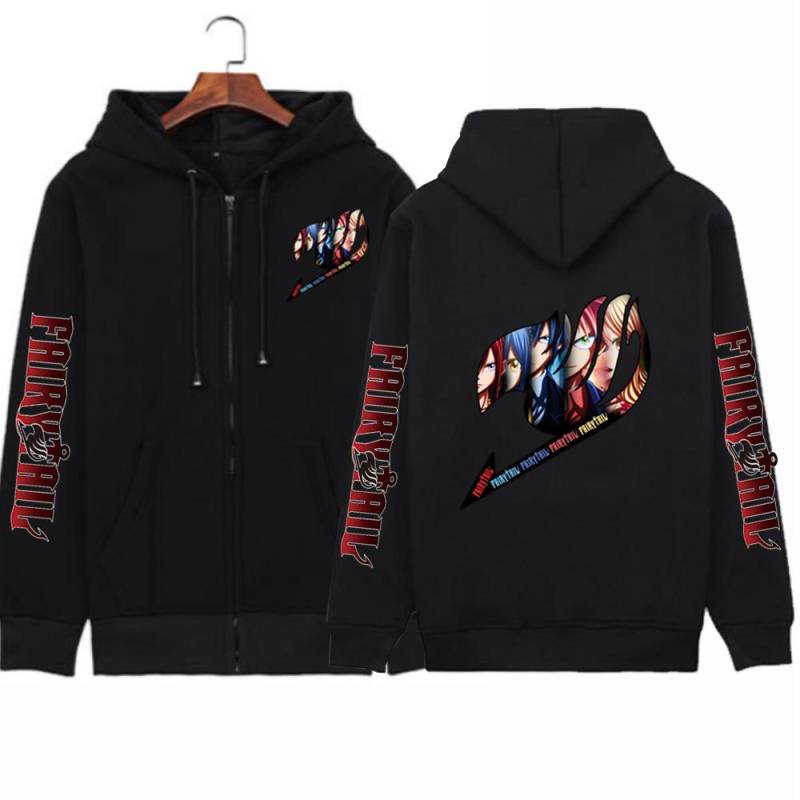 Anime FAIRY TAIL Kapuzenpullover mit Reißverschluss, Etherious Natsu Dragneel Print, Kapuzenpullover für Herren und Damen, Übergröße, Sweatshirt, Harajuku, Reißverschlussjacke M schwarz Anime FAIRY TAIL Kapuzenpullover mit Reißverschluss, Etherious Natsu Dragneel Print, Kapuzenpullover für Herren und Damen, Übergröße, Sweatshirt, Harajuku, Reißverschlussjacke M schwarz von Joom DACH