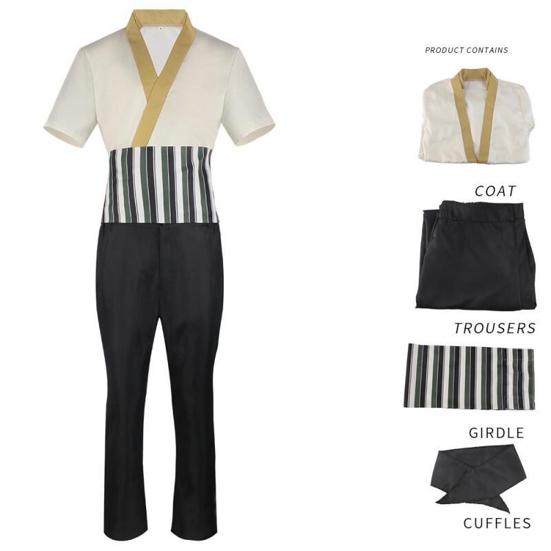 Anime Film Zoro Cosplay Kostüm Live Action Cosplay Top Hosen Full Set Halloween Karneval Party Kostüm für Männer S Anime Film Zoro Cosplay Kostüm Live Action Cosplay Top Hosen Full Set Halloween Karneval Party Kostüm für Männer S von Joom DACH