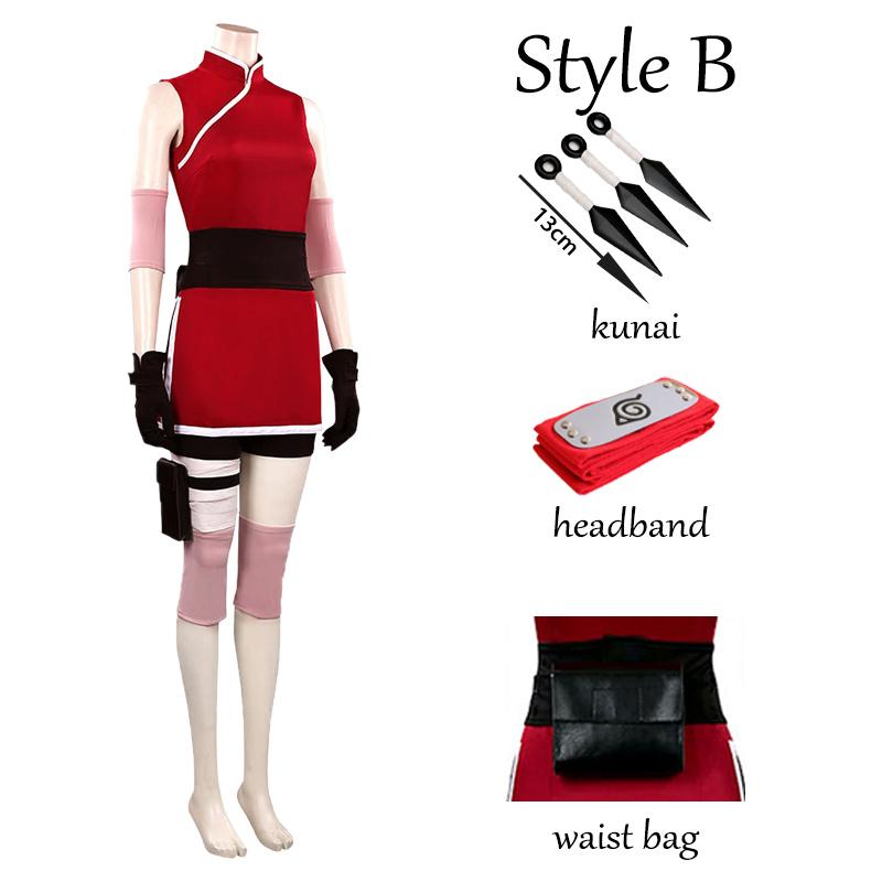 Anime Haruno Sakura Cosplay Kostüm Frauen Outfit Halloween Karneval Kostüme XS Anime Haruno Sakura Cosplay Kostüm Frauen Outfit Halloween Karneval Kostüme XS von Joom DACH