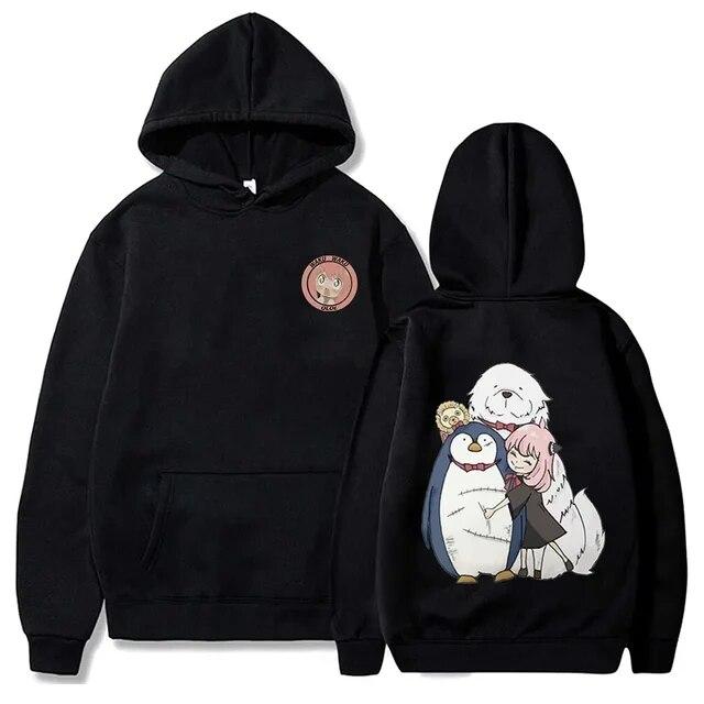 Anime Hoodie Spy X Family Hoodies Anya Forger Bond Sweatshirts Yor Blair Y2k Sweatshirt Frühling und Herbst Pullover für Männer Frauen S von Joom DACH
