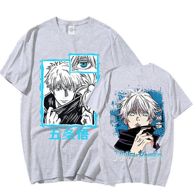 Anime Jujutsu Kaisen Satoru Gojo Grafik Gedruckt T-shirt Männer Frauen Casual Kurzen Ärmeln Baumwolle Sommer T-shirts Übergroßen Gothic Streetwear L Anime Jujutsu Kaisen Satoru Gojo Grafik Gedruckt T-shirt Männer Frauen Casual Kurzen Ärmeln Baumwolle Sommer T-shirts Übergroßen Gothic Streetwear L von Joom DACH