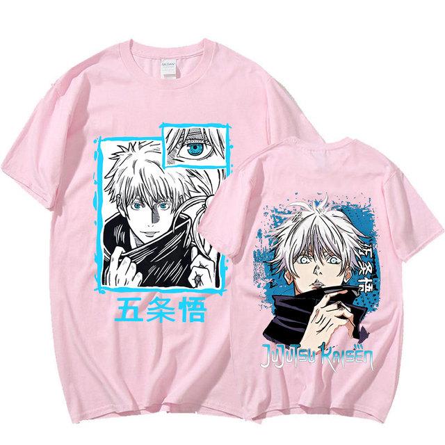 Anime Jujutsu Kaisen Satoru Gojo Grafik Gedruckt T-shirt Männer Frauen Casual Kurzen Ärmeln Baumwolle Sommer T-shirts Übergroßen Gothic Streetwear M rosa Anime Jujutsu Kaisen Satoru Gojo Grafik Gedruckt T-shirt Männer Frauen Casual Kurzen Ärmeln Baumwolle Sommer T-shirts Übergroßen Gothic Streetwear M rosa von Joom DACH