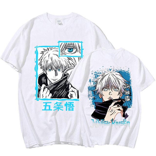 Anime Jujutsu Kaisen Satoru Gojo Grafik Gedruckt T-shirt Männer Frauen Casual Kurzen Ärmeln Baumwolle Sommer T-shirts Übergroßen Gothic Streetwear S weiß Anime Jujutsu Kaisen Satoru Gojo Grafik Gedruckt T-shirt Männer Frauen Casual Kurzen Ärmeln Baumwolle Sommer T-shirts Übergroßen Gothic Streetwear S weiß von Joom DACH