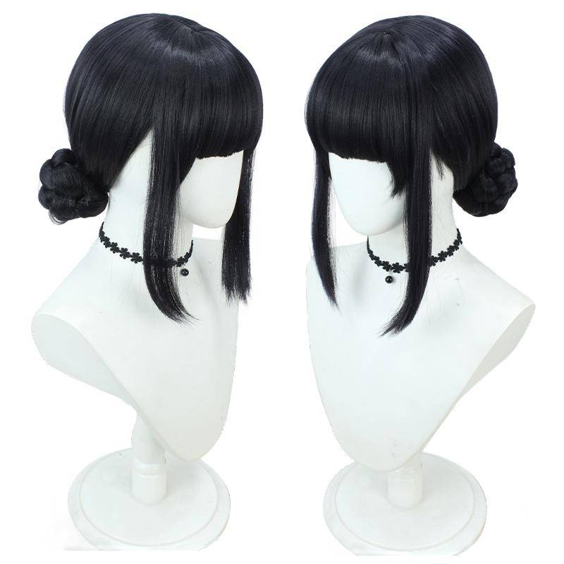 Anime KPop Dämonenjäger Rumi Mira Zoey Baby Cosplay Perücke Saja Jungen Kopfbedeckung K Pop Kostüm Accessoires Haar Halloween Party Requisiten One Size von Joom DACH