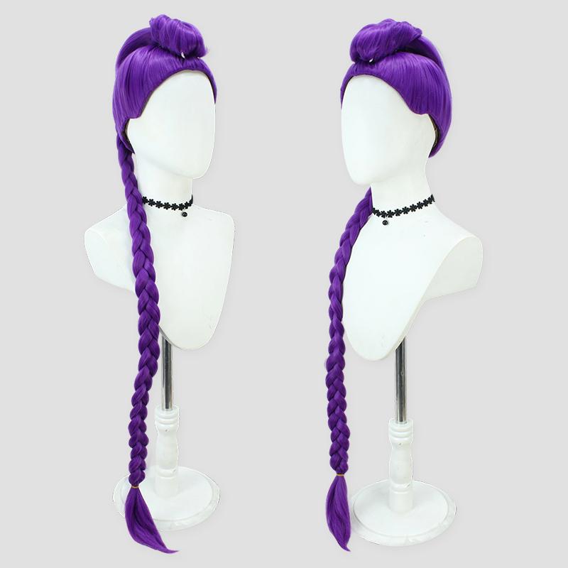 Anime KPop Dämonenjäger Rumi Mira Zoey Baby Cosplay Perücke Saja Jungen Kopfbedeckung K Pop Kostüm Accessoires Haar Halloween Party Requisiten One Size von Joom DACH