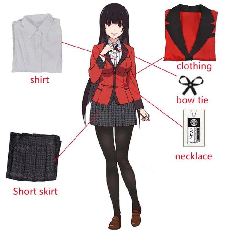 Anime Kakegurui Yumeko Jabami Kostüme 5 teile/satz Cosplay Mädchen Erwachsene Kind xs Anime Kakegurui Yumeko Jabami Kostüme 5 teile/satz Cosplay Mädchen Erwachsene Kind xs von Joom DACH