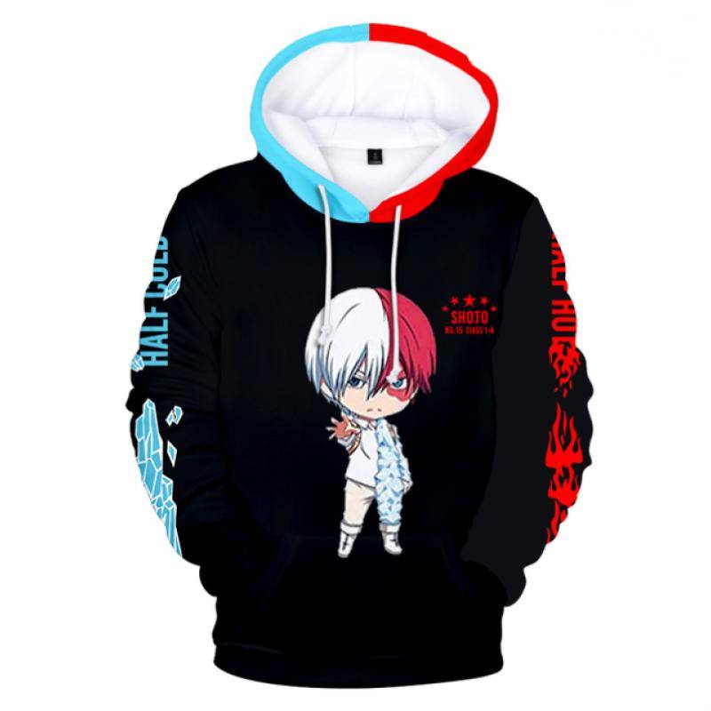 Anime Kapuzenpullover Demon Slayer Herren Kapuzenpullover Druck Doppelfarbig Kapuzenpullover Unisex Sweatshirt Harajuku Cartoon Freizeit Tops S von Joom DACH