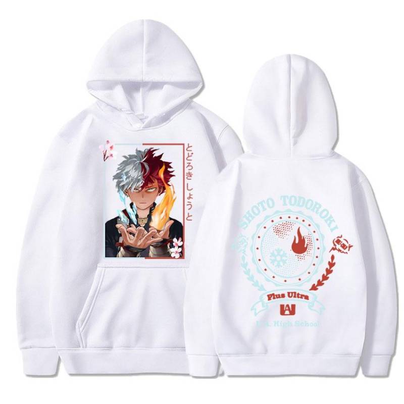 Anime My Hero Academia Todoroki Shoto Kapuzenpullover Hot Manga Sweatshirt Herren Damen Hoodies Casual Streetwear Harajuku Unisex Streetwear S weiß Anime My Hero Academia Todoroki Shoto Kapuzenpullover Hot Manga Sweatshirt Herren Damen Hoodies Casual Streetwear Harajuku Unisex Streetwear S weiß von Joom DACH