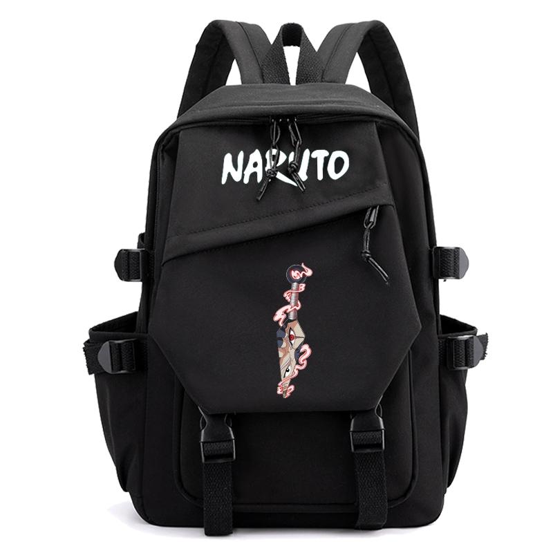 Anime Naruto-Rucksack, Schulranzen für Jungen und Mädchen, großer Rucksack mit großer Kapazität, Büchertasche, Geschenk für Kinder, Männer und Frauen, Freizeit-Reisetasche von Joom DACH