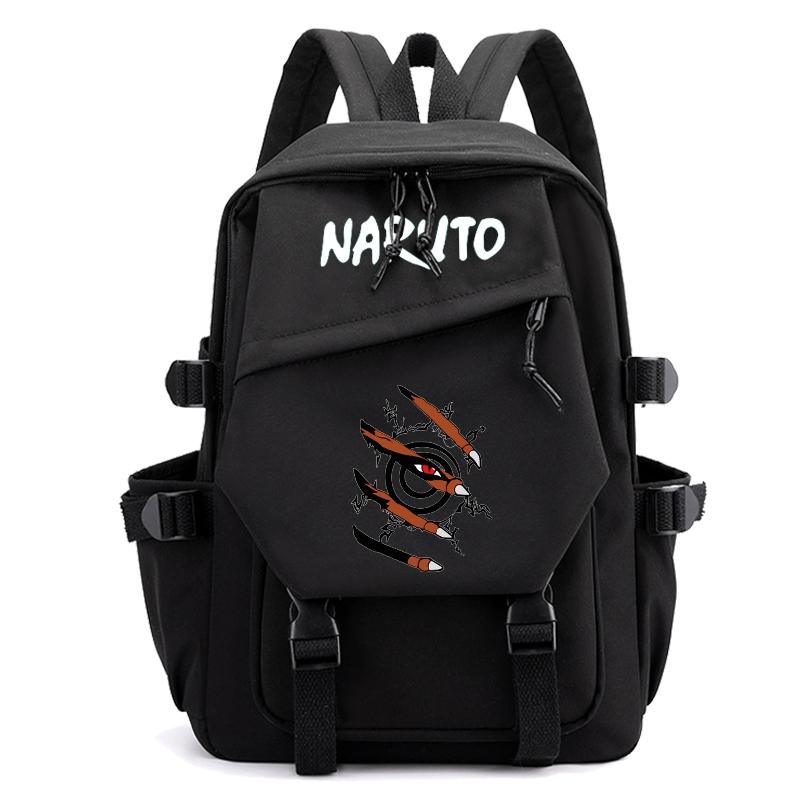 Anime Naruto-Rucksack, Schulranzen für Jungen und Mädchen, großer Rucksack mit großer Kapazität, Büchertasche, Geschenk für Kinder, Männer und Frauen, Freizeit-Reisetasche von Joom DACH