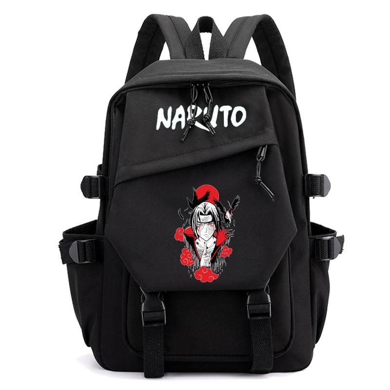 Anime Naruto-Rucksack, Schulranzen für Jungen und Mädchen, großer Rucksack mit großer Kapazität, Büchertasche, Geschenk für Kinder, Männer und Frauen, Freizeit-Reisetasche von Joom DACH