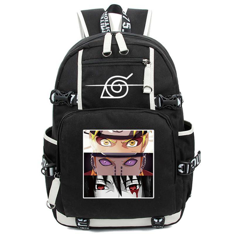Anime Naruto Rucksack für Teenager, Jungen, Mädchen, Schulrucksack, Schüler, Schultasche, Männer und Frauen, Freizeit, USB-Reisetaschen, Rucksack von Joom DACH
