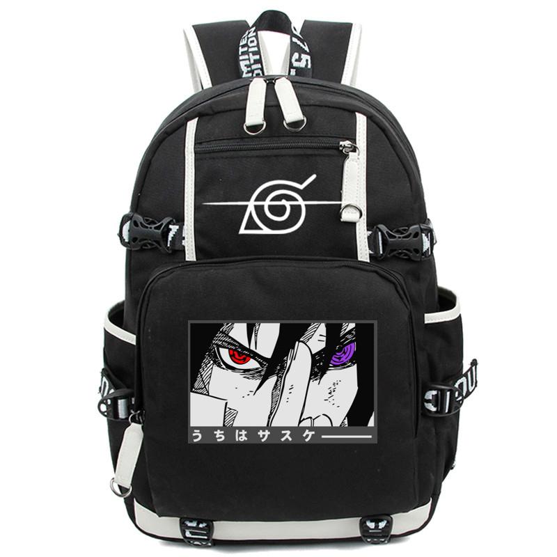 Anime Naruto Rucksack für Teenager, Jungen, Mädchen, Schulrucksack, Schüler, Schultasche, Männer und Frauen, Freizeit, USB-Reisetaschen, Rucksack von Joom DACH