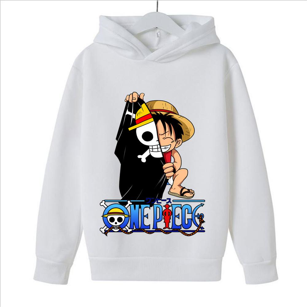 Anime One Piece Hoodies Luffy Lässig Ace Law Roronoa Zoro Luffy Streetwear Kinder Jungen Sweatshirts Pullover Kapuzenpullover Mode Kostüm 140 von Joom DACH