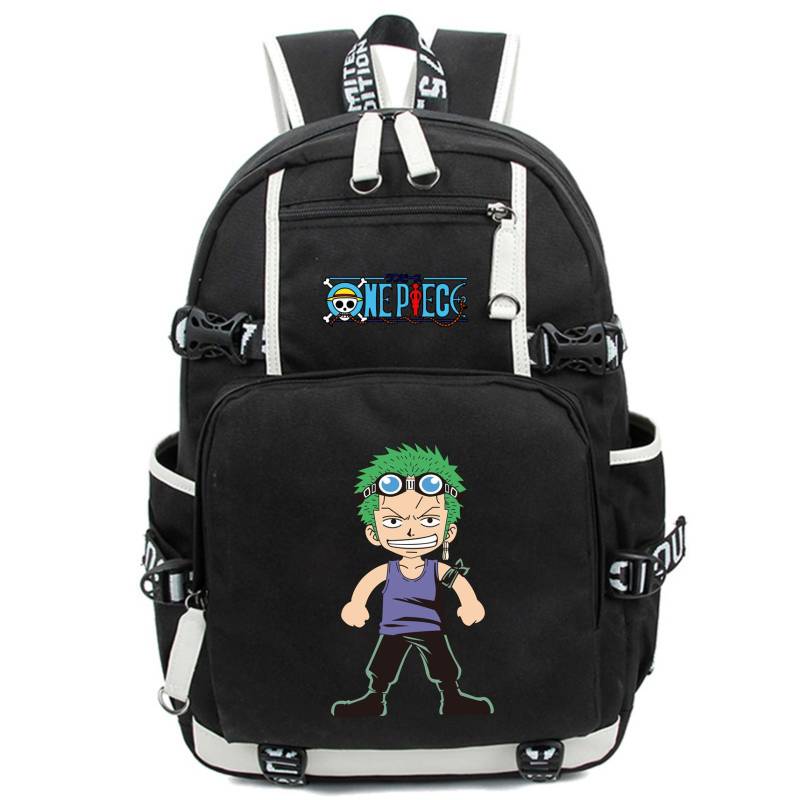 Anime One Piece Rucksack für Teenager Jungen Mädchen Zurück zur Schule Rucksack Student Ruffy Schultasche Männer Frauen Freizeit USB Reisetaschen von Joom DACH