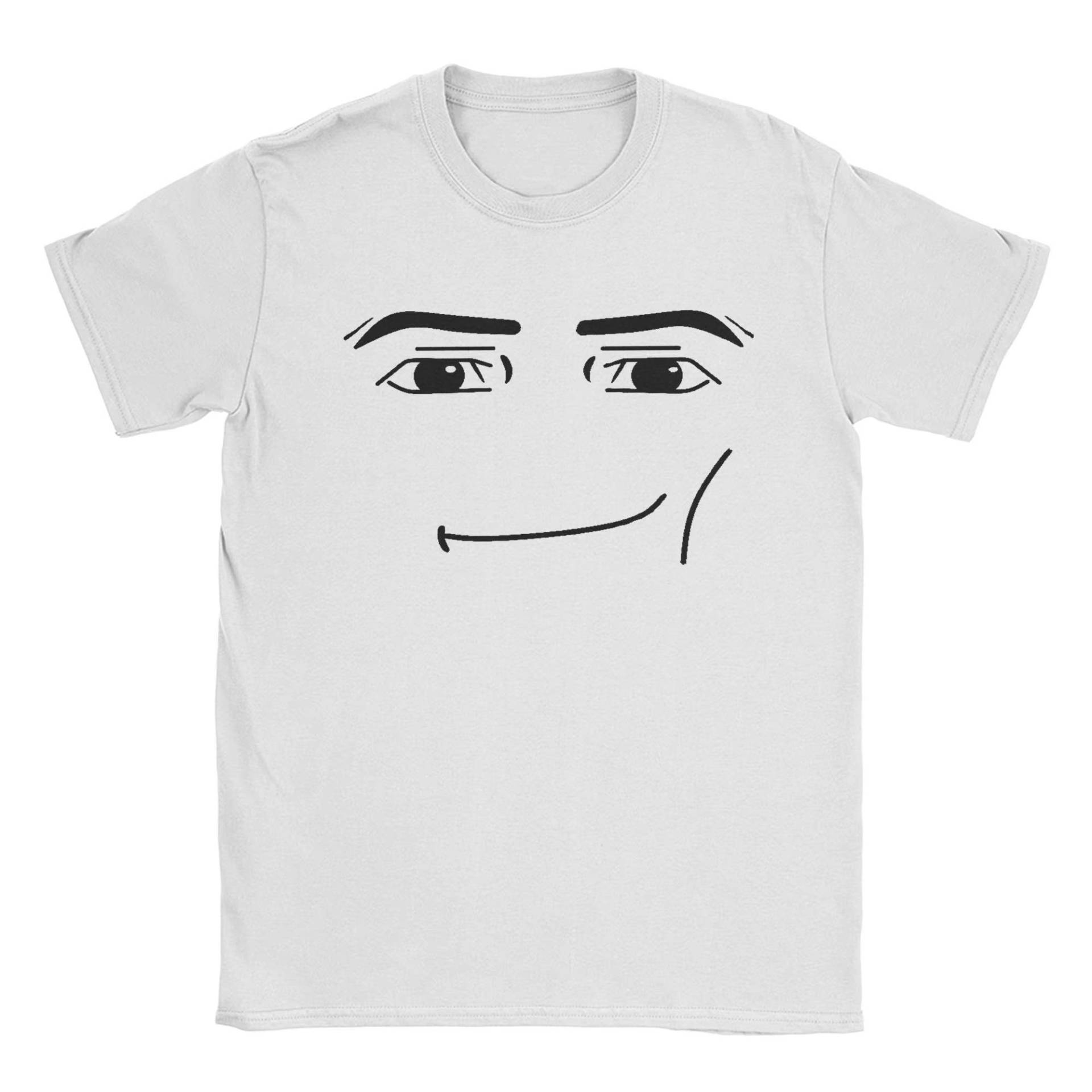 Anime Robot Robloxs Face T-Shirts für Männer Frauen Fun 100_ Baumwolle Tees Rundhals Kurzarm T-Shirts 4XL 5XL Kleidung S von Joom DACH