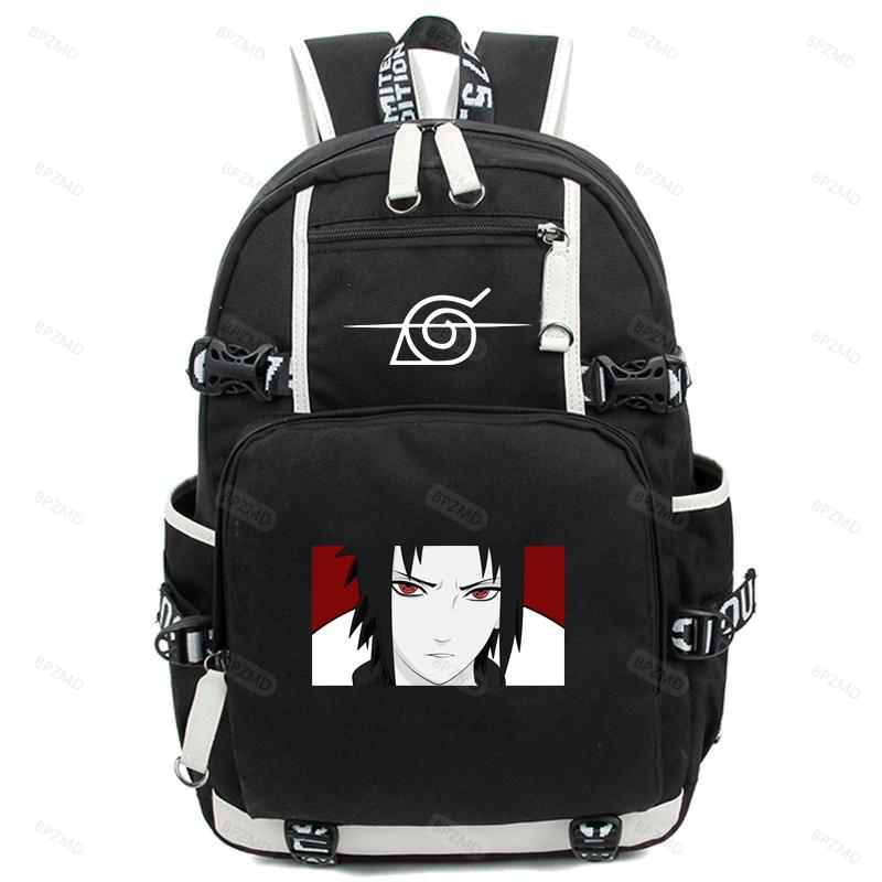 Anime Rucksack Schulrucksäcke für Jugendliche Akatsuki Itachi Sharingan Cosplay Jungen Mädchen Laptoptaschen Reiserucksack von Joom DACH