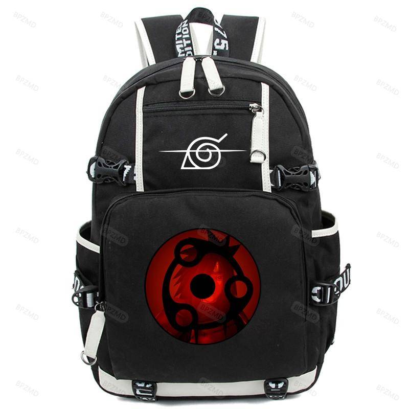Anime Rucksack Schulrucksäcke für Jugendliche Akatsuki Itachi Sharingan Cosplay Jungen Mädchen Laptoptaschen Reiserucksack von Joom DACH
