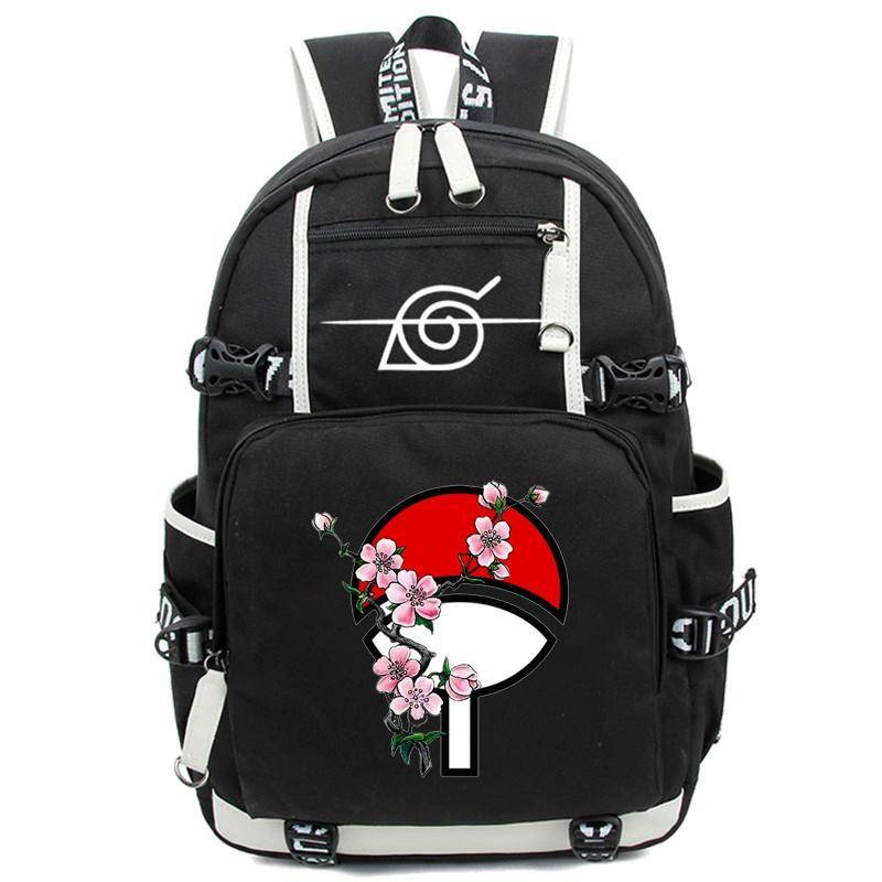 Anime Rucksack Schultasche Teenager Akatsuki Itachi Sharingan Cosplay Jungen Mädchen Laptop Taschen Reiserucksack von Joom DACH
