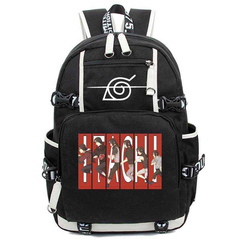 Anime Rucksack Schultasche Teenager Akatsuki Itachi Sharingan Cosplay Jungen Mädchen Laptop Taschen Reiserucksack von Joom DACH