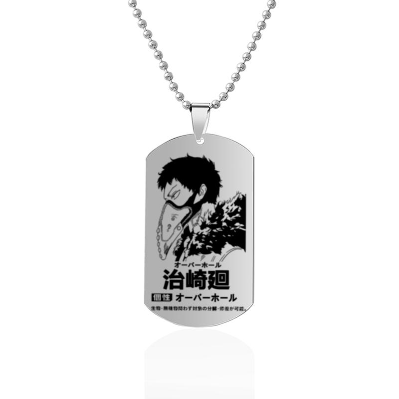 Anime Surroundings My Hero Academia Charakter Einführung Halskette Edelstahl Dog Tag Anhänger Herren Halskette von Joom DACH