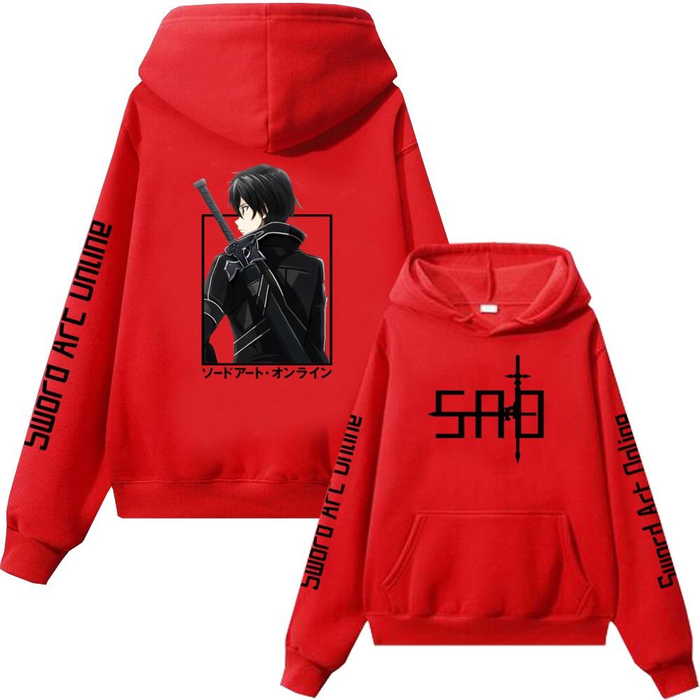 Anime Swordsmanship Online Paar Hoodie Herren- und Damen-Sportshirt Harajuku Langarm Wolle Warm Hoodie Hoodie XL von Joom DACH