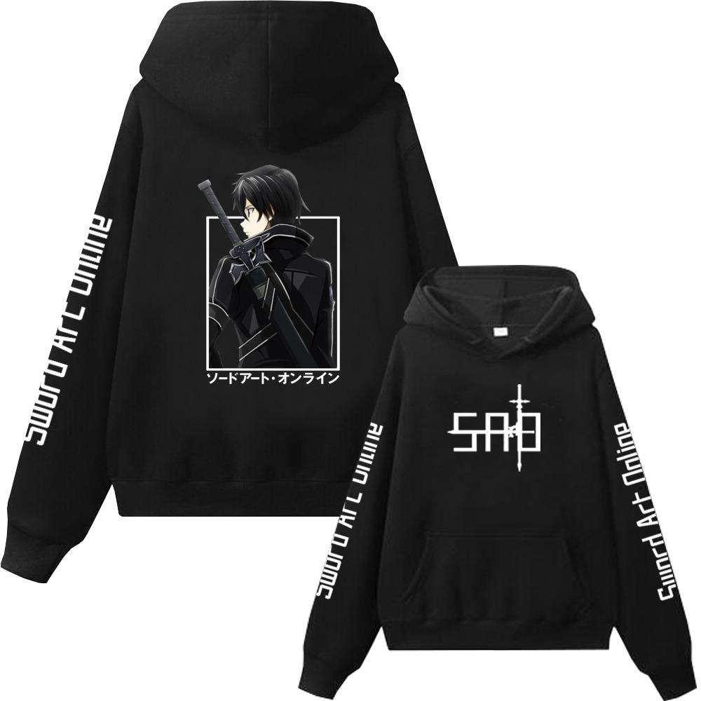 Anime Swordsmanship Online Paar Hoodie Herren- und Damen-Sportshirt Harajuku Langarm Wolle Warm Hoodie Hoodie XL von Joom DACH