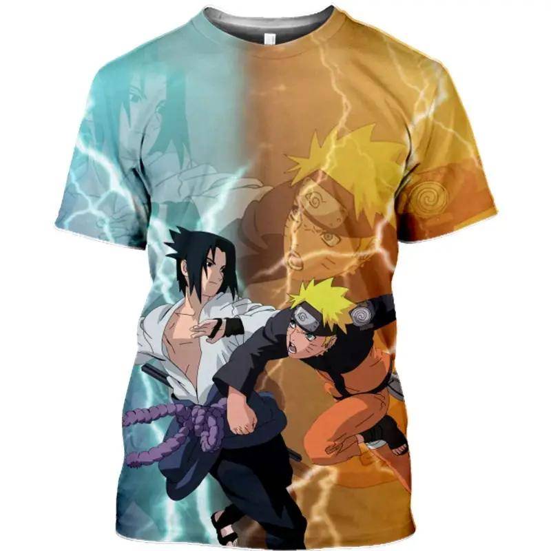 Anime T-Shirt Naruto Kurzarm Uzumaki Naruto T-Shirt Uchiha Sasuke 3D-Druck Herren Kurzarm T-Shirt für Kinder und Jungen XL Anime T-Shirt Naruto Kurzarm Uzumaki Naruto T-Shirt Uchiha Sasuke 3D-Druck Herren Kurzarm T-Shirt für Kinder und Jungen XL von Joom DACH