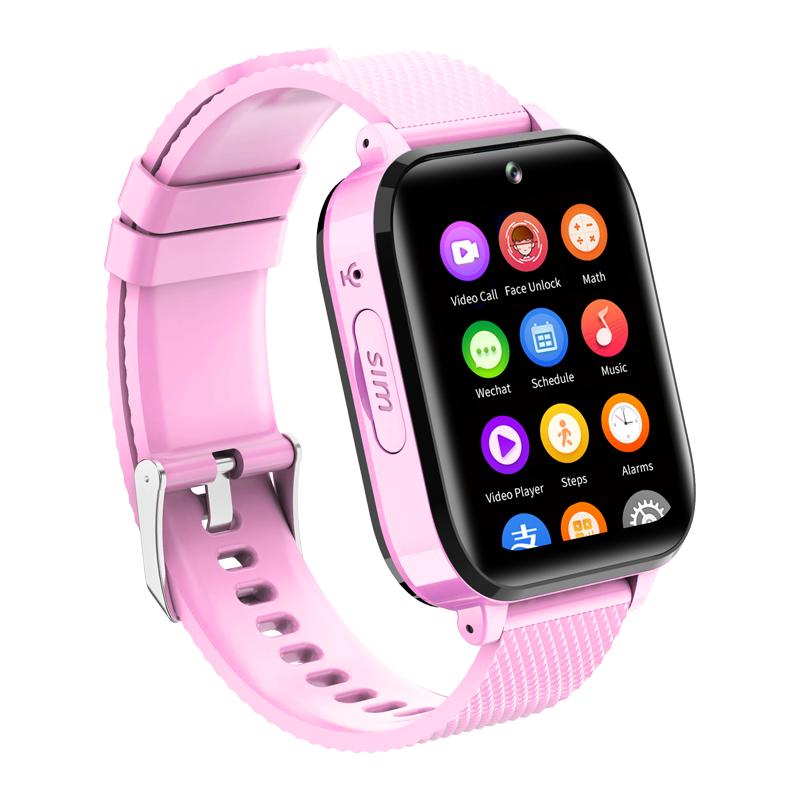 Ankunft 1,7  Ips 4g Kinder GPS Smart Watch App Store Download 8g großer Speicher Kind tragbares Gerät Video Player Youtube Ins rosa von Joom DACH