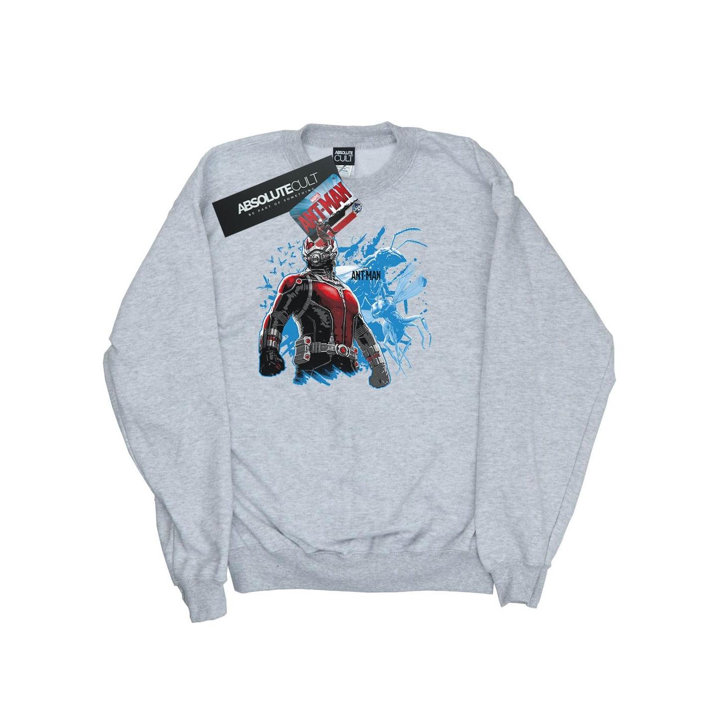 Ant-Man Herren-Sweatshirt aus Baumwolle mit Stehkragen XXL grau Ant-Man Herren-Sweatshirt aus Baumwolle mit Stehkragen XXL grau von Joom DACH
