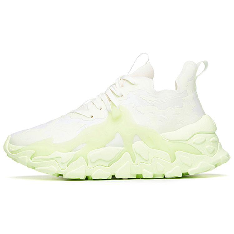 Anta Breakthrough Pro Stoff Stoßdämpfend Rutschfest Abriebfest Höhenvergrößernd Low-Top Dad Schuhe Herren Sneaker Weiß Grün 112228860-4 40 von Joom DACH