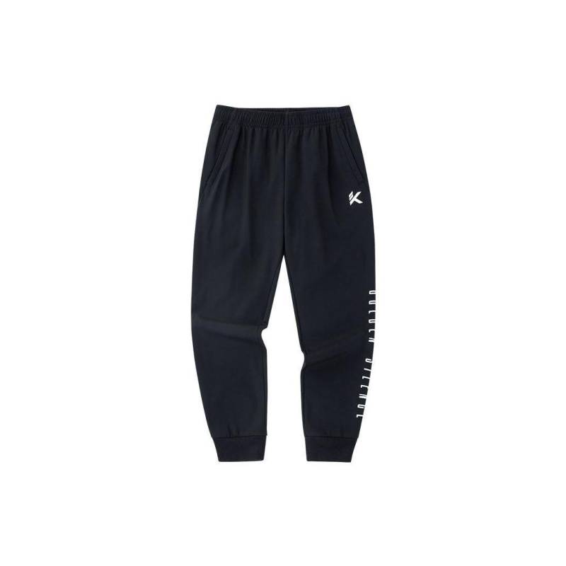 Anta Logo Print Elastischer Bund Verdickte Bündchen Jogginghose Herren Unterteile Schwarz 152241308-1 S von Joom DACH